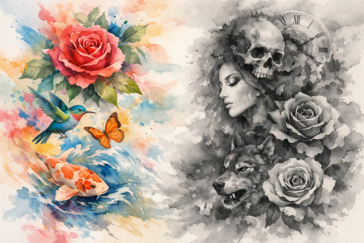 Color vs Black Grey Tattoo – was passt?
