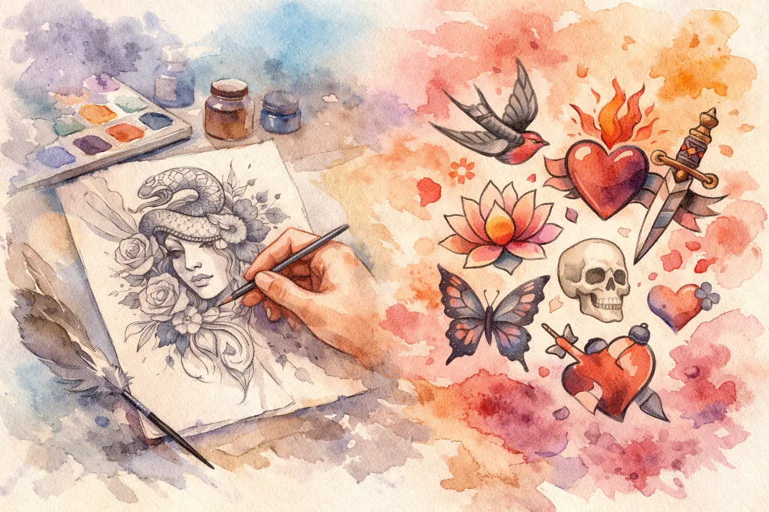 Custom Tattoo vs Flash: Was passt zu dir?